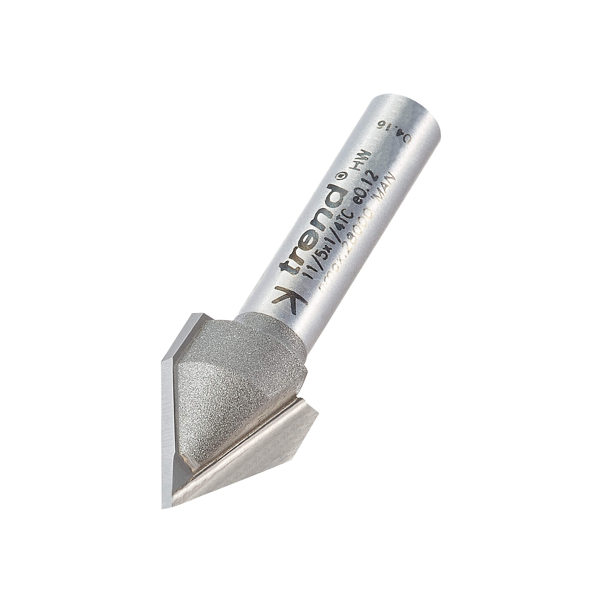 Photo of Trend Chamfer V Groove Router Cutter 12.7mm 10.3mm 1/4