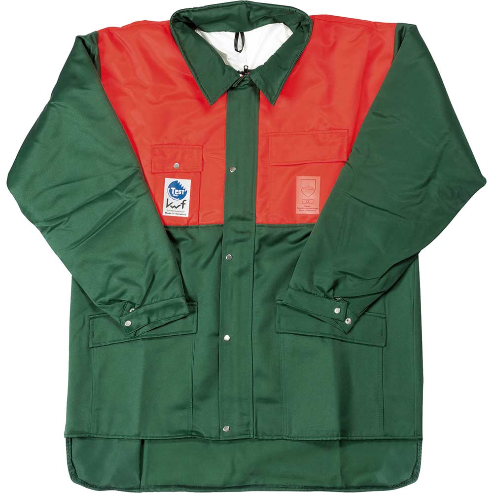 Photo of Draper Expert Chainsaw Jacket Green / Orange L
