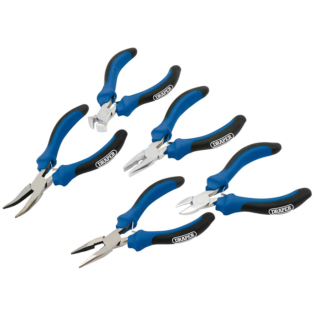 Photo of Draper 5 Piece Soft Grip Mini Plier Set