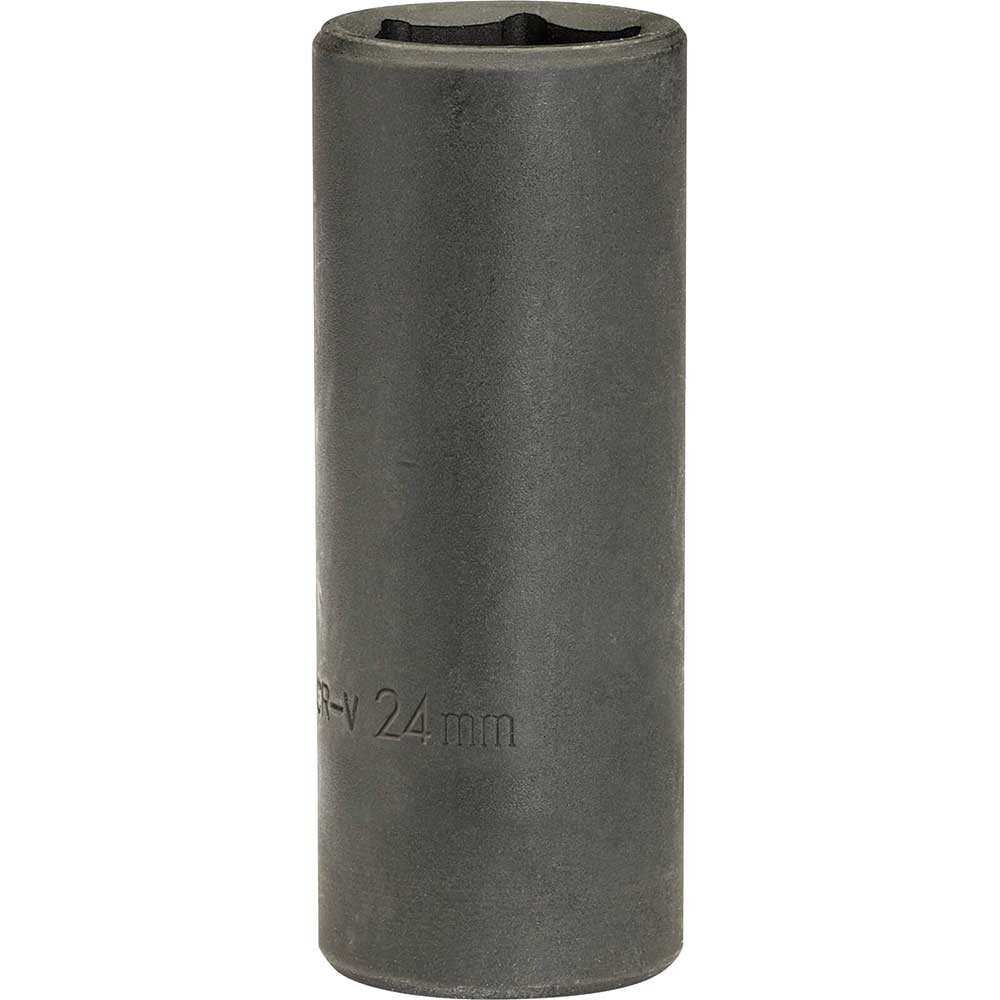 Image of Draper Expert 1/2" Drive Hi Torq Deep Hexagon Impact Socket Metric 1/2" 24mm
