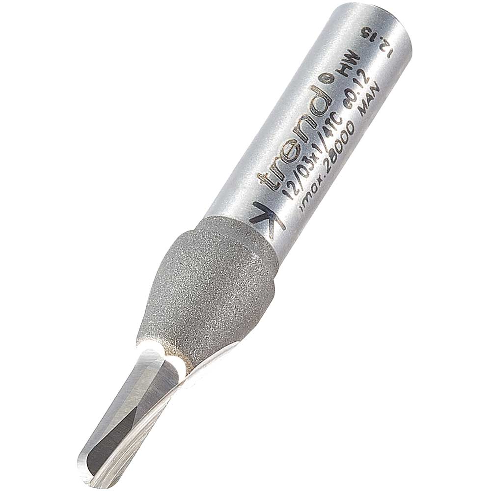 Photo of Trend Radius Router Cutter 3.2mm 9.5mm 1/4