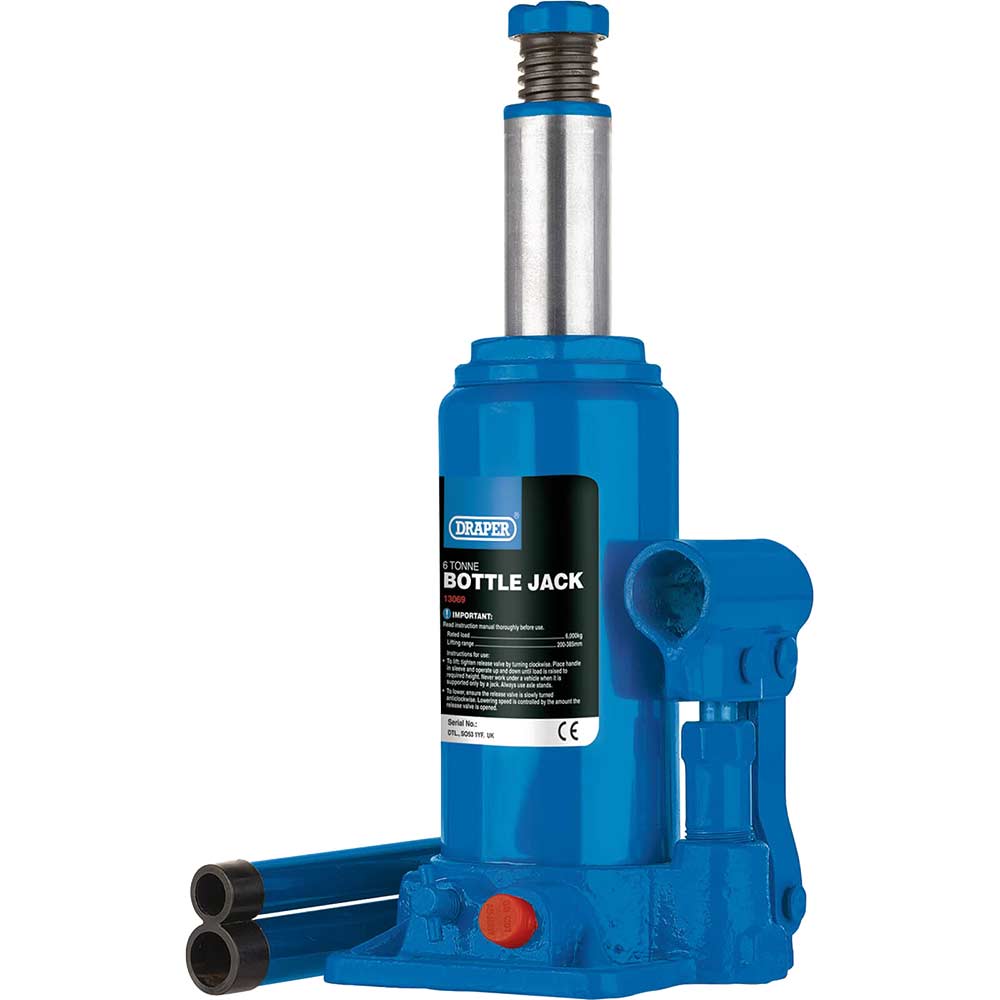 Image of Draper 130 Series Hydraulic Bottle Jack 6 Tonne