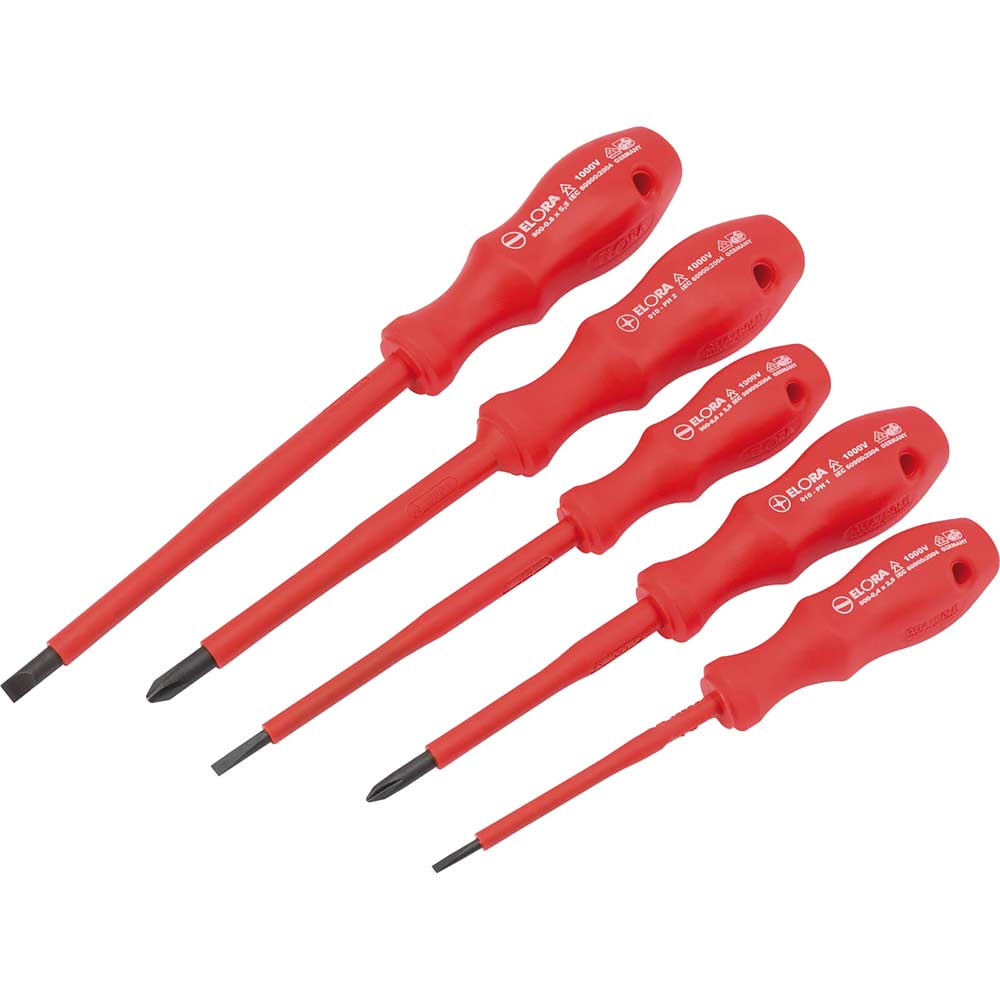Elora 5 Piece Insulated Screwdriver Set Screwdrivers