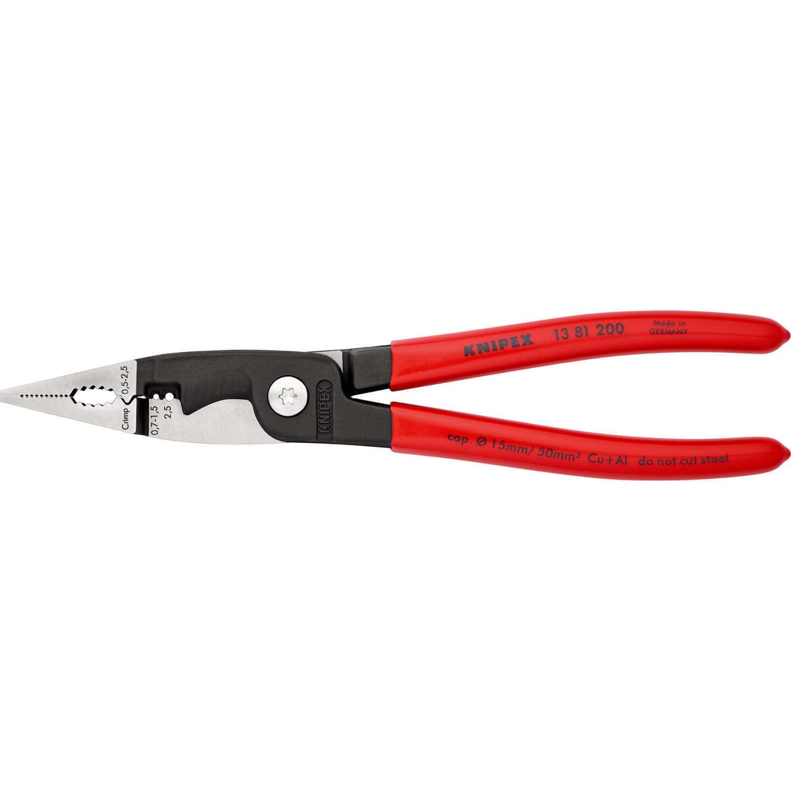 Photo of Knipex 13 81 Electrical Installation Pliers 200mm