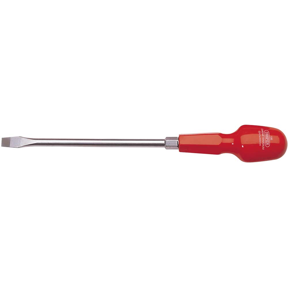 Photo of Draper Cabinet Pattern Flared Slotted Screwdriver 9.5mm 200mm