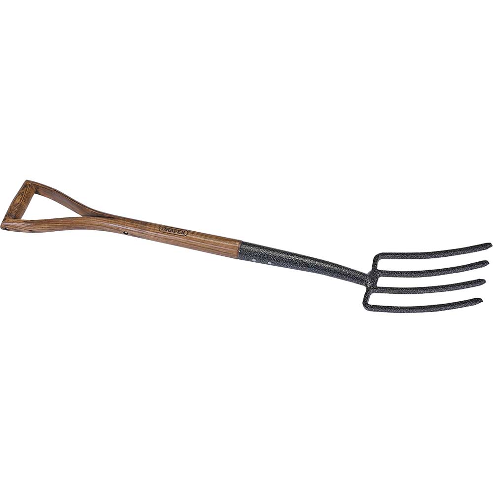 Photo of Draper Carbon Steel Border Fork Ash Handle