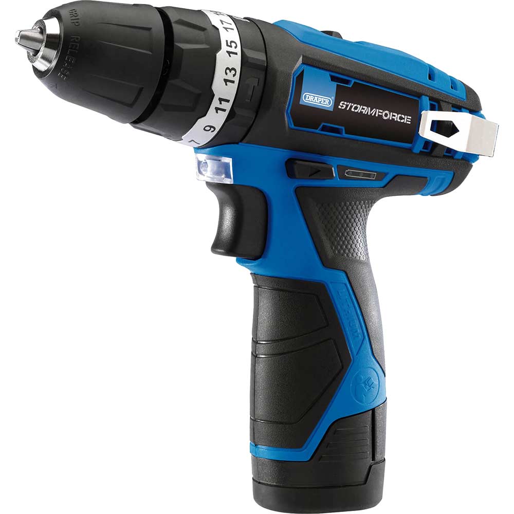 Photo of Draper Chd108sf Storm Force 10.8v Cordless Combi Drill 2 X 1.5ah Li-ion Charger Case