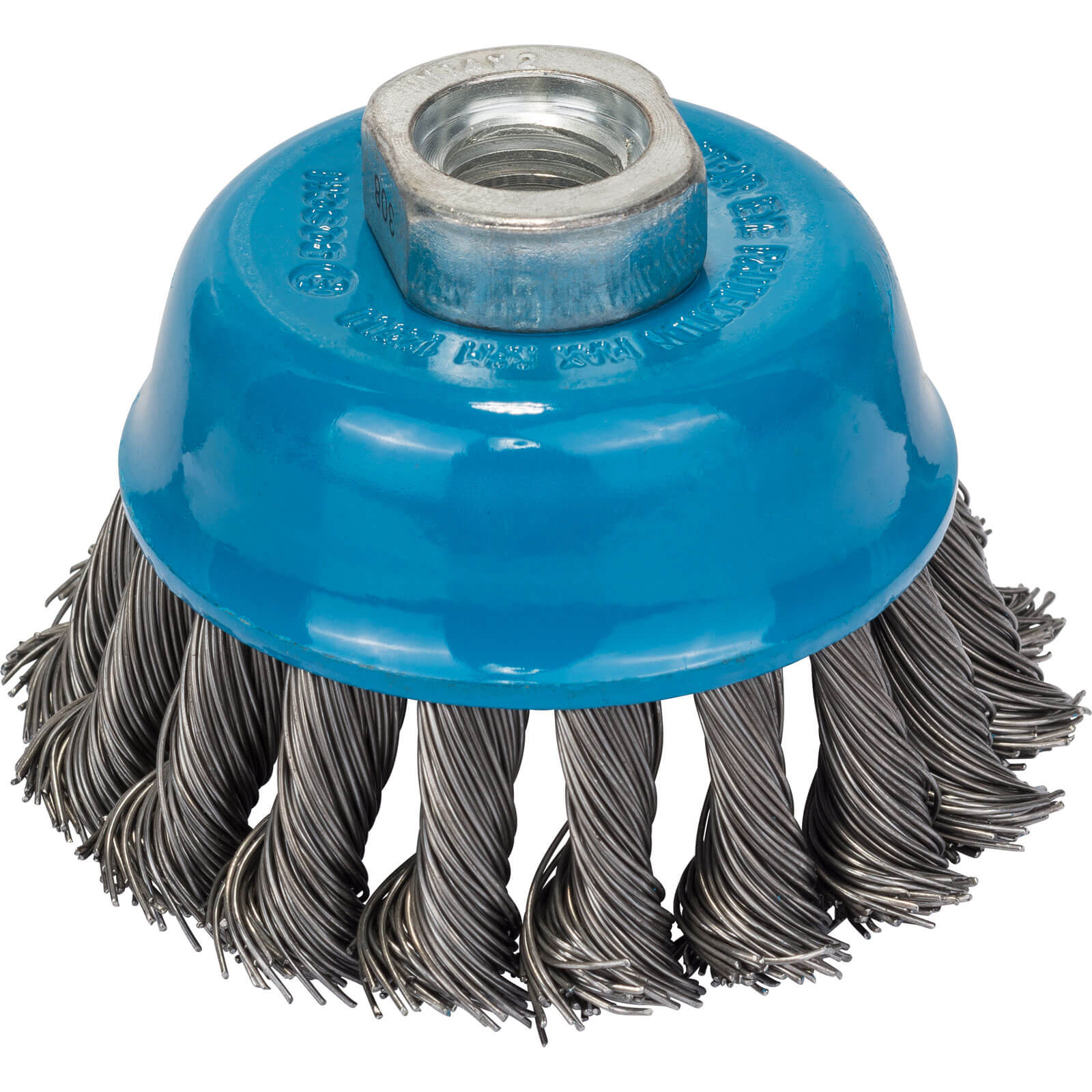 Photo of Bosch 0.5mm Knotted Steel Wire Cup Brush 70mm M14 Thread