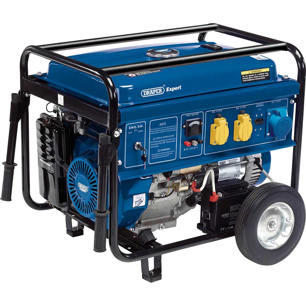 Photo of Draper Pg68w Petrol Generator 6.5kva