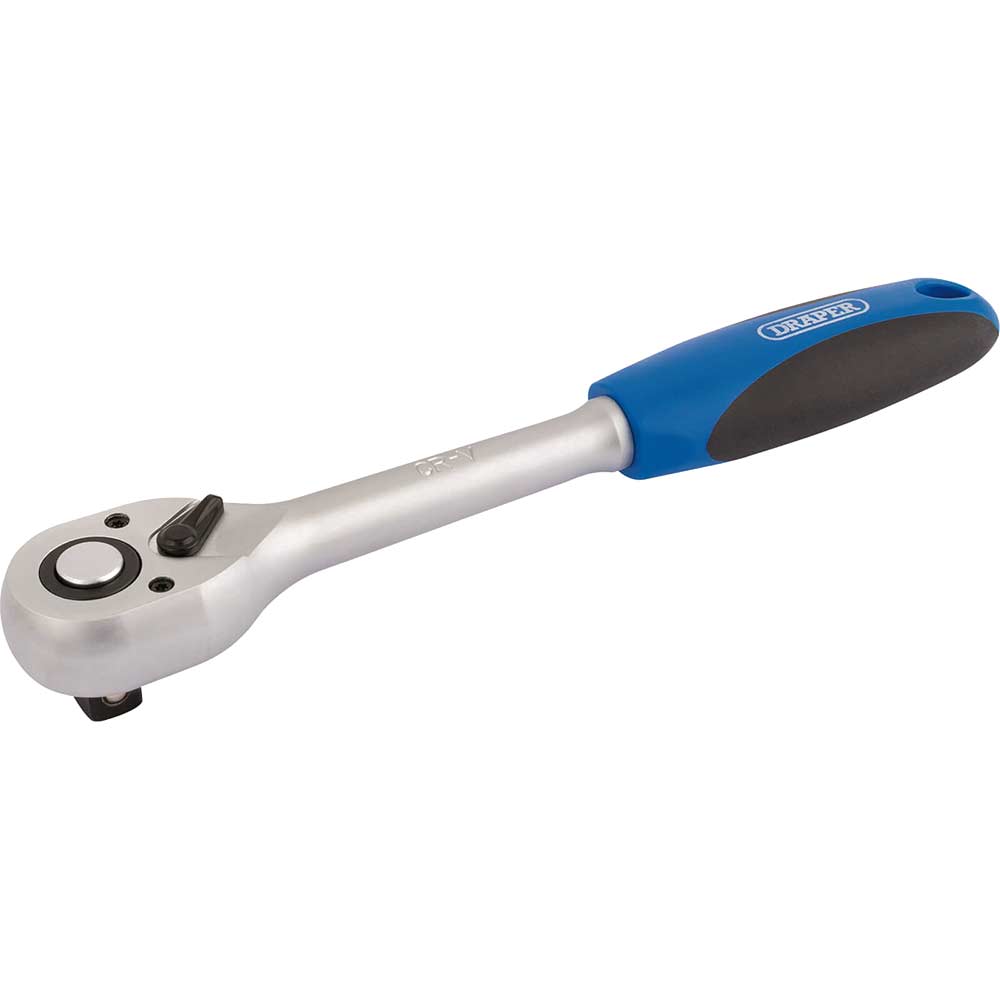 View Draper 1/2" Drive 72 Tooth Reversible Soft Grip Ratchet 1/2" View Draper 1/2" Drive 72 Tooth Reversible Soft Grip Ratchet 1/2"