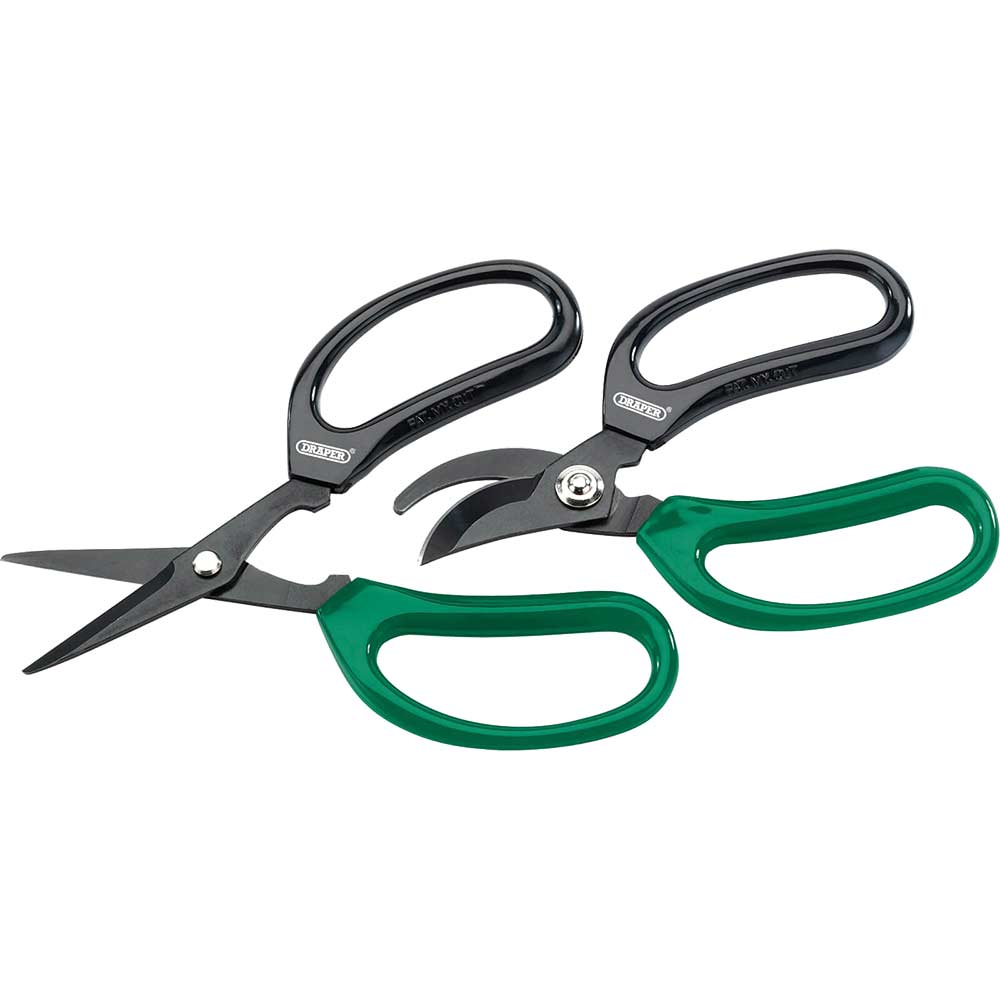 Image of Draper 2 Piece Soft Grip Garden Scissor Set