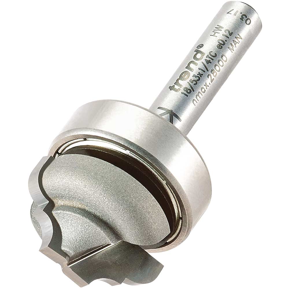Photo of Trend Classic Panel Bearing Guided Router Cutter 22mm 10mm 1/4