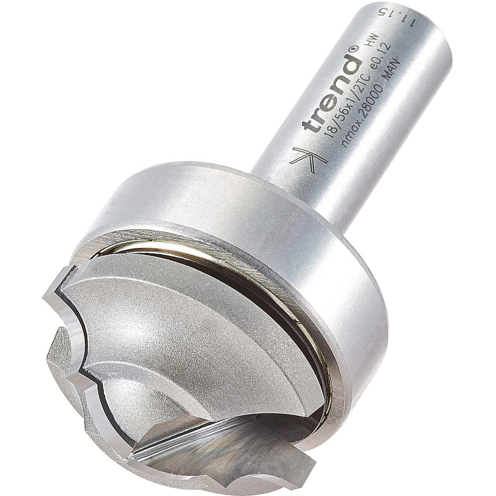 Photo of Trend Classic Panel Bearing Guided Router Cutter 35mm 14.3mm 1/2