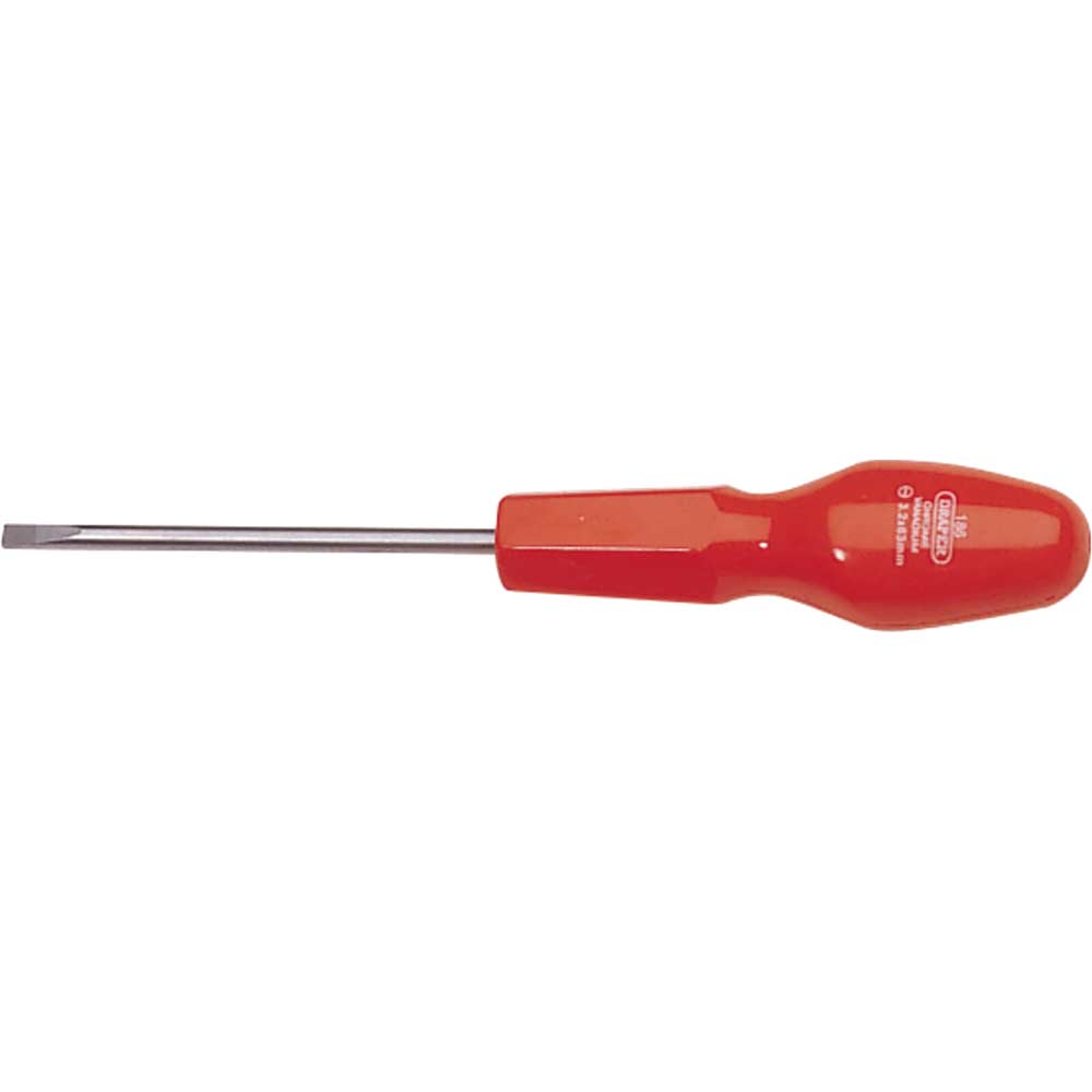 Photo of Draper Flared Slotted Screwdriver 3.2mm 63mm