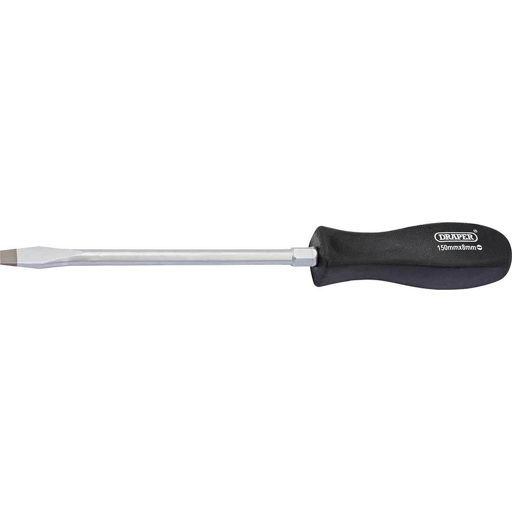 Photo of Draper Expert Mechanics Flared Slotted Screwdriver 8mm 150mm
