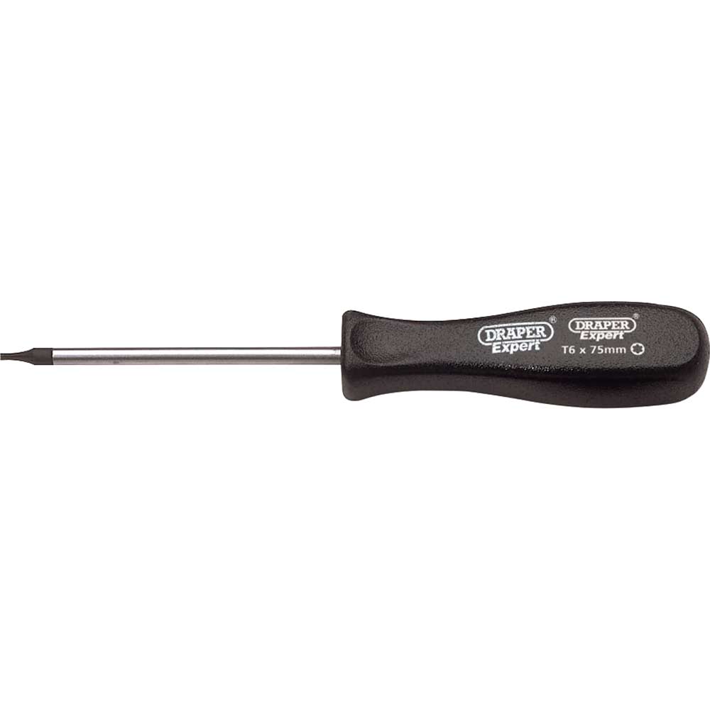 Image of Draper Mechanics Torx Screwdriver T6 75mm