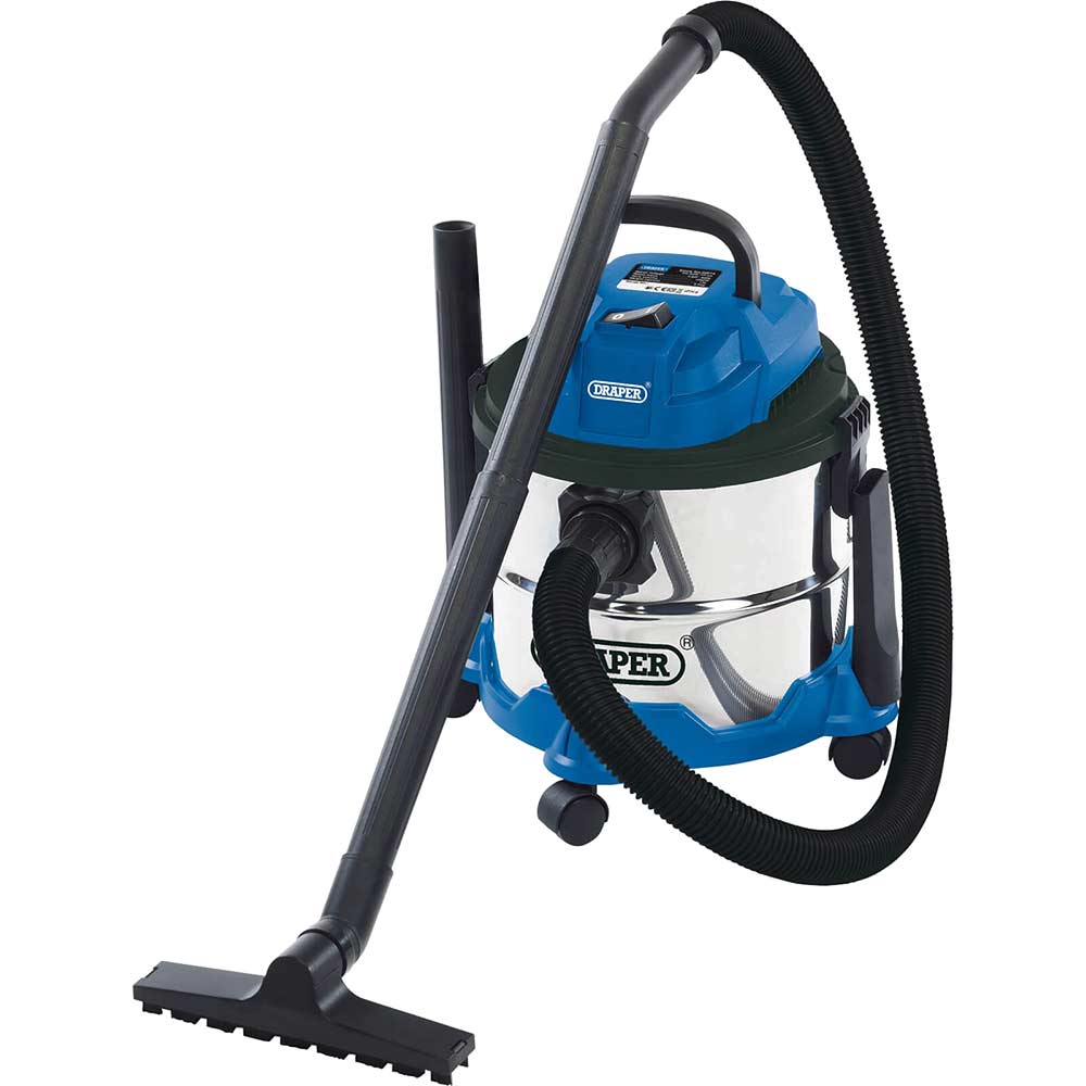 Image of Draper Wet and Dry Vacuum Cleaner 15L 240v