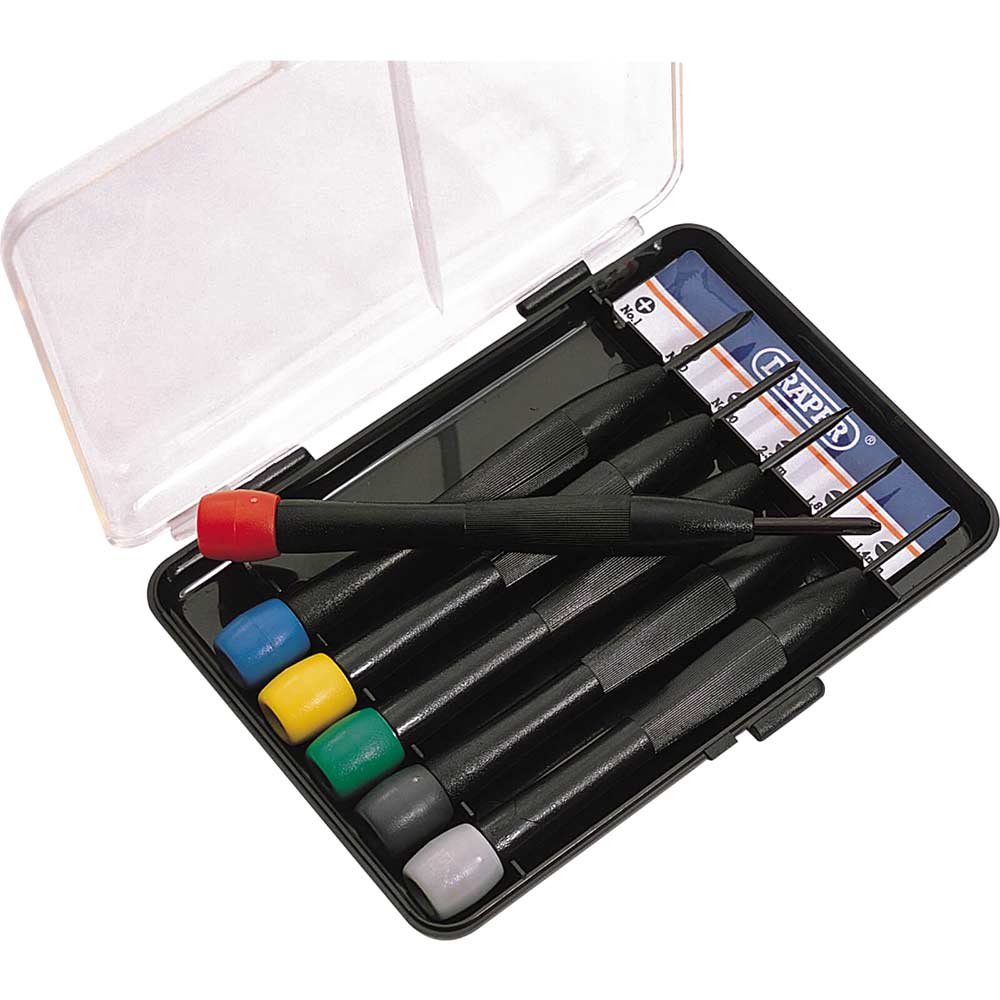 Image of Draper 6 Piece Precision Screwdriver Set