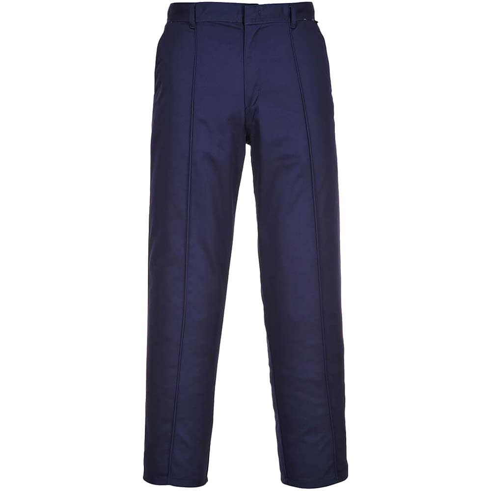 navy blue pull on trousers