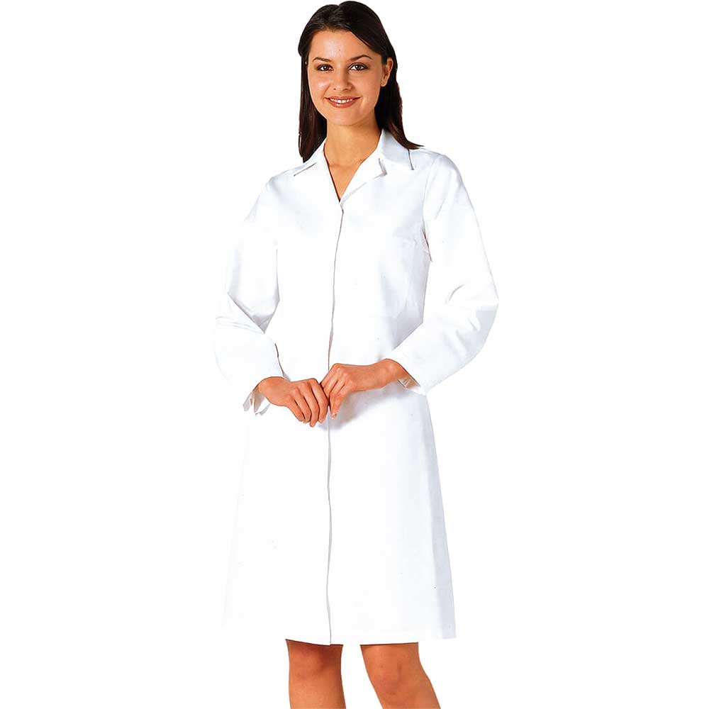 Picture of Portwest Womens Food Industry Coat White XL