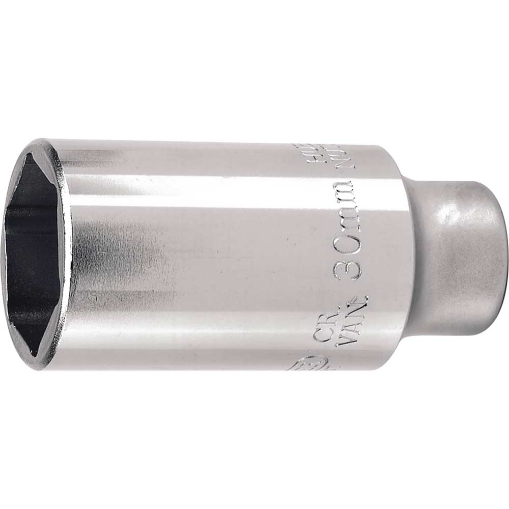 Image of Draper Expert 1/2" Drive Hexagon Hub Nut Socket Metric 1/2" 30mm