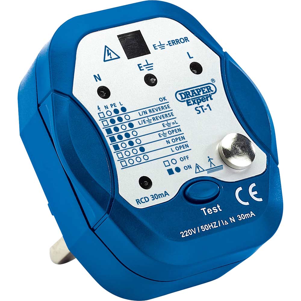 Image of Draper Expert 13A Plug Socket Tester