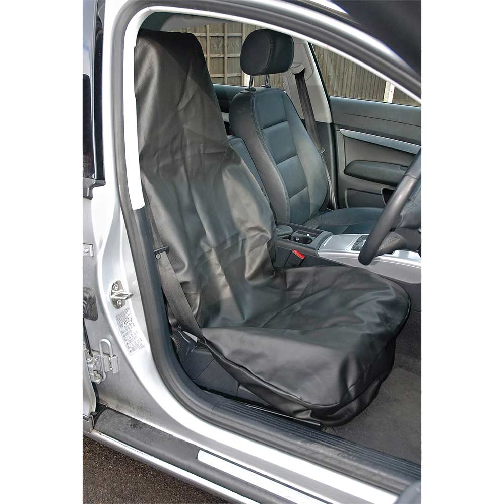 Photo of Draper Expert Heavy Duty Single Front Seat Cover Side Airbag Compatible