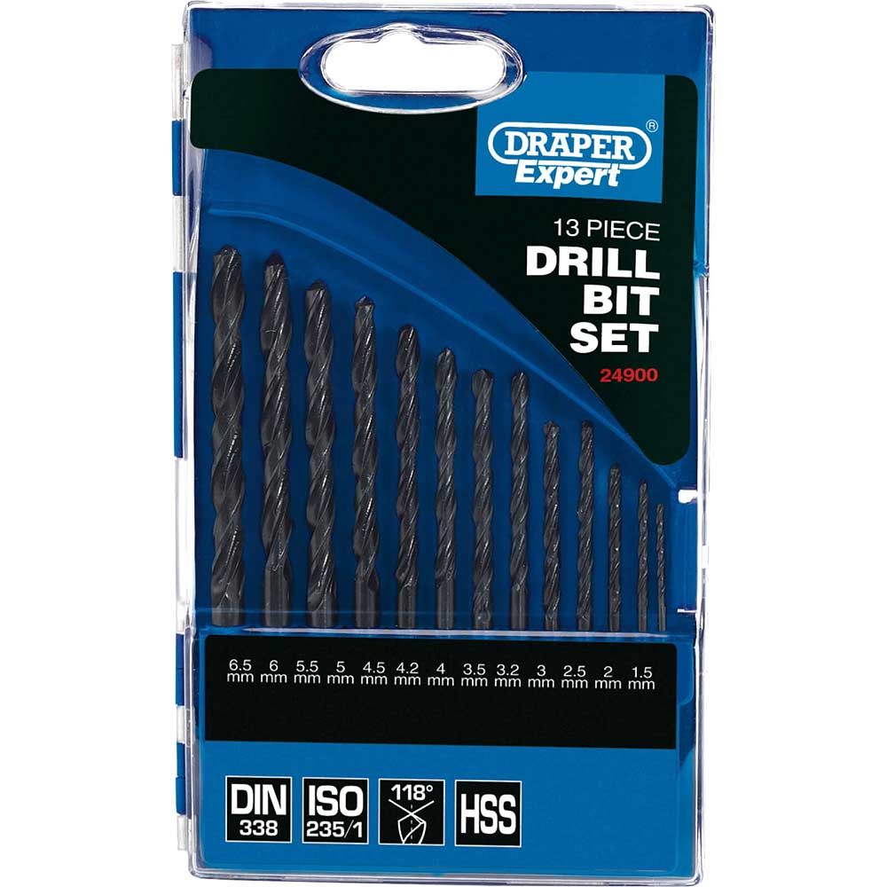 Image of Draper Expert 13 Piece HSS Drill Bit Set