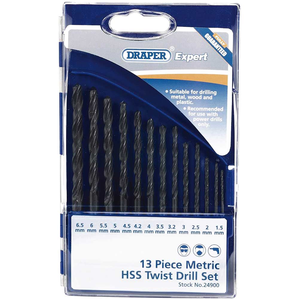 Photo of Draper Expert 13 Piece Hss Drill Bit Set
