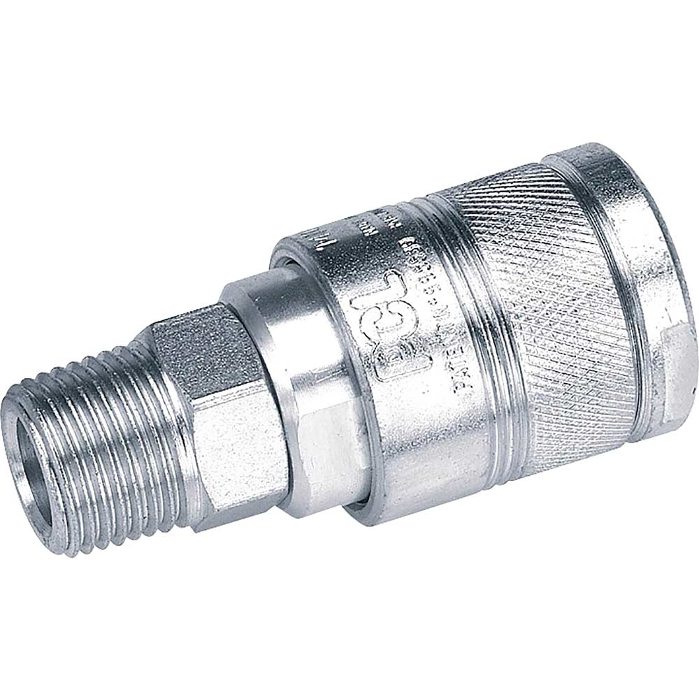 Image of Draper PCL M100 Air Line Coupling Male Thread 1/2" BSP Pack of 1