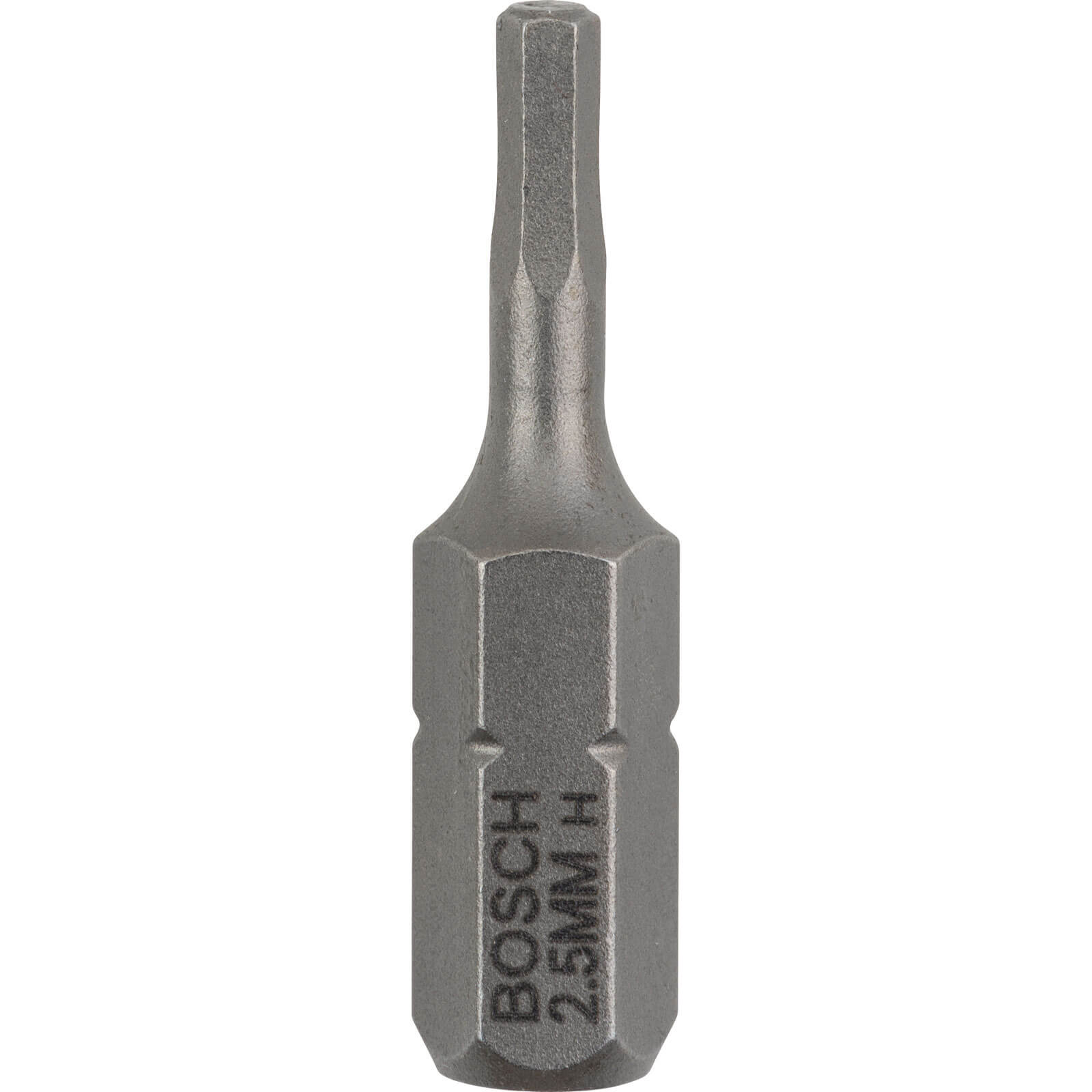 Photo of Bosch Hex Extra Hard Screwdriver Bit Hex 2.5mm 25mm Pack Of 3