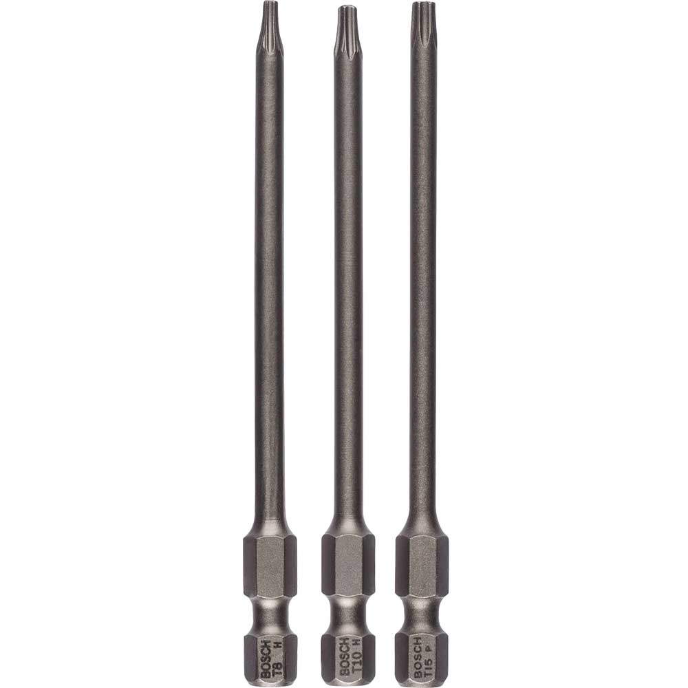 Photo of Bosch 3 Piece Extra Hard Torx Screwdriver Bit Set