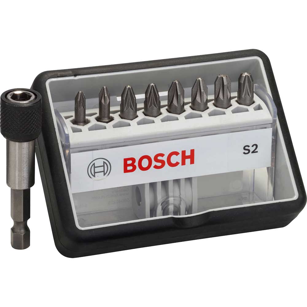 Bosch 9 Piece S Extra Hard Screwdriver Bit Set Screwdriver Bits