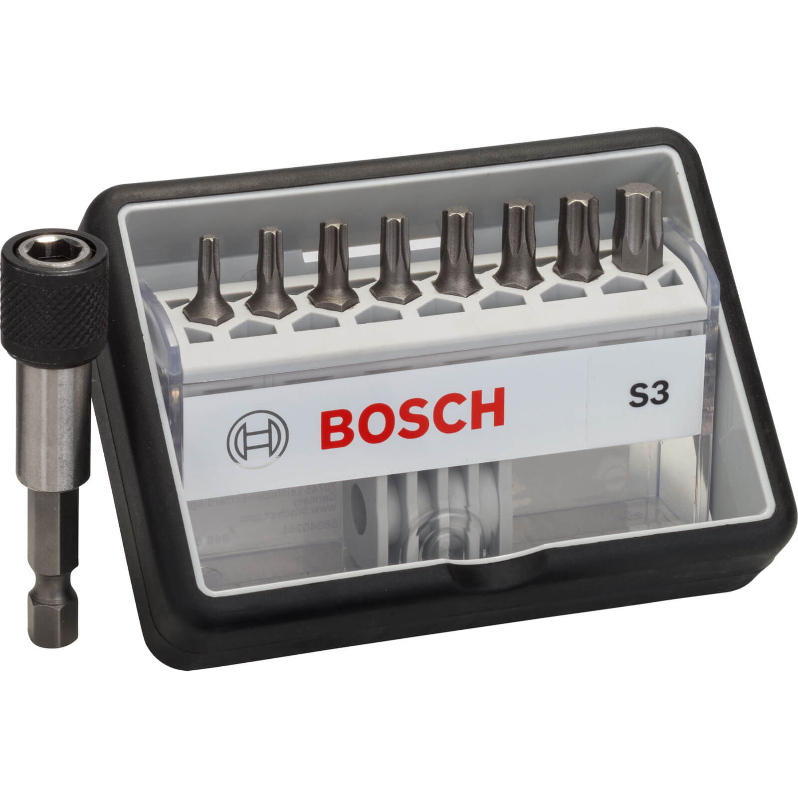 Photo of Bosch 9 Piece S Extra Hard Screwdriver Bit Set