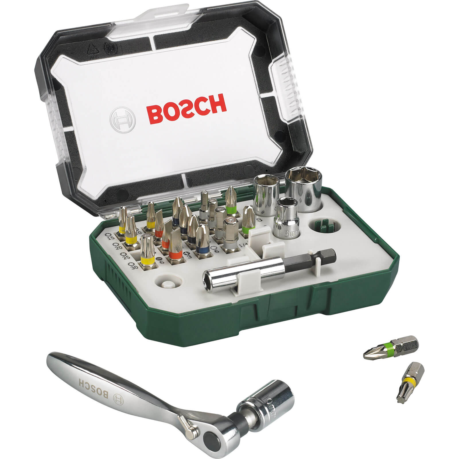 Photo of Bosch 26 Piece Screwdriver Bit & Ratchet Set