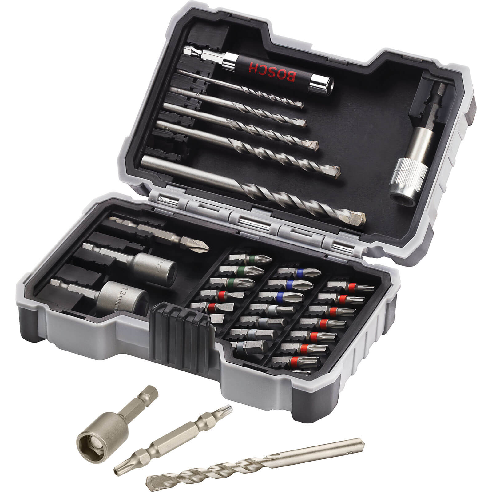 Photo of Bosch 35 Piece Drill And Screwdriver Bit Set For Masonry