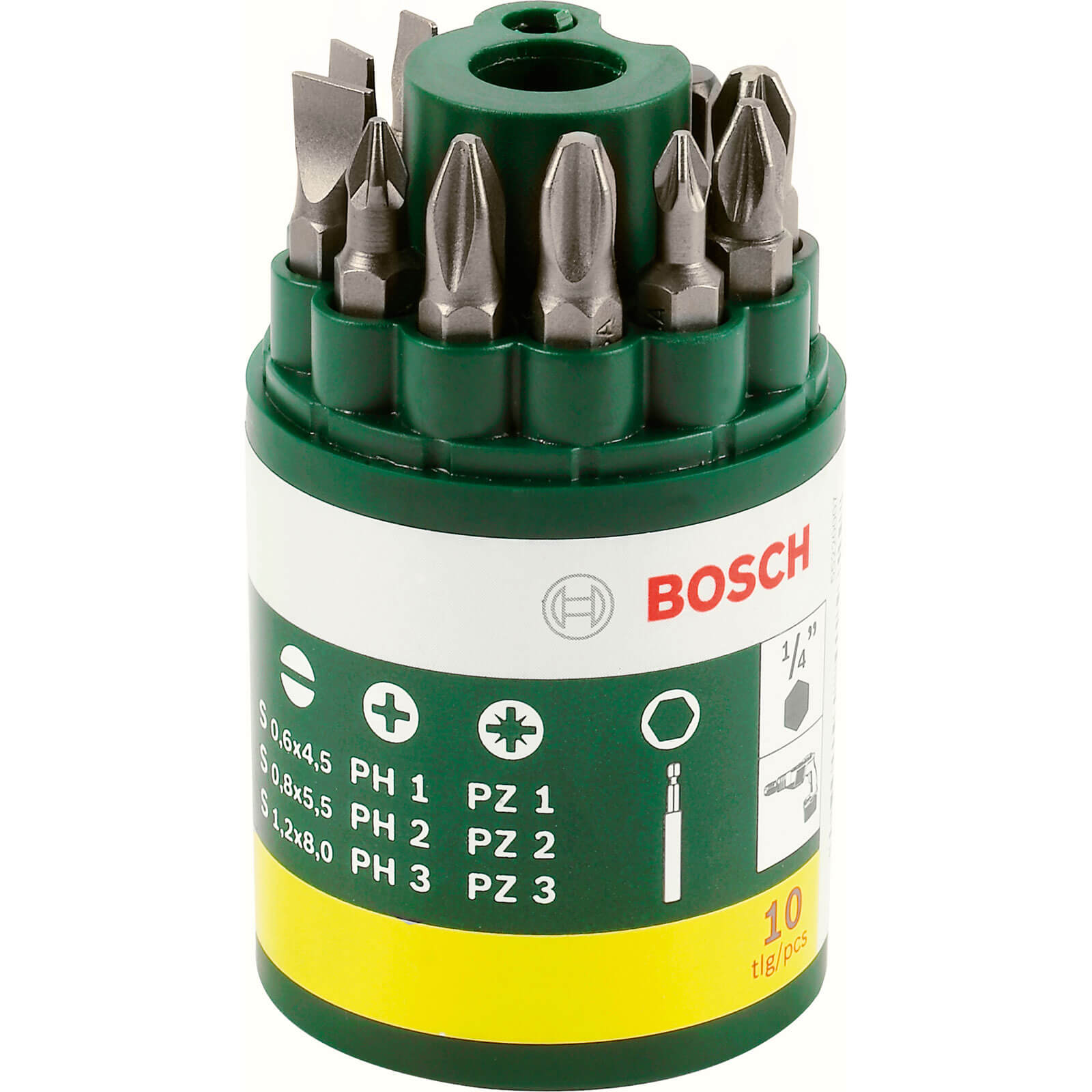 Photo of Bosch 10 Piece Screwdriver Bit Set