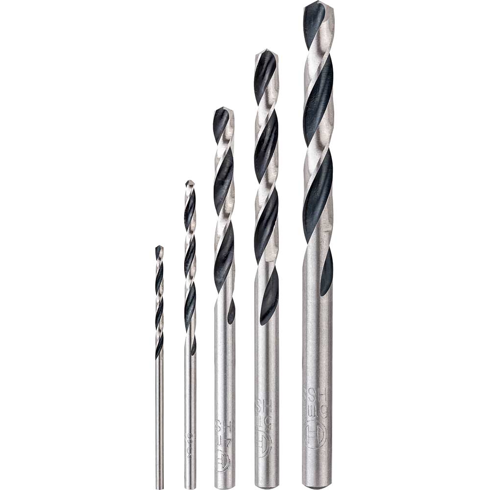 Photo of Bosch 5 Piece Pointteq Hss Drill Bit Set