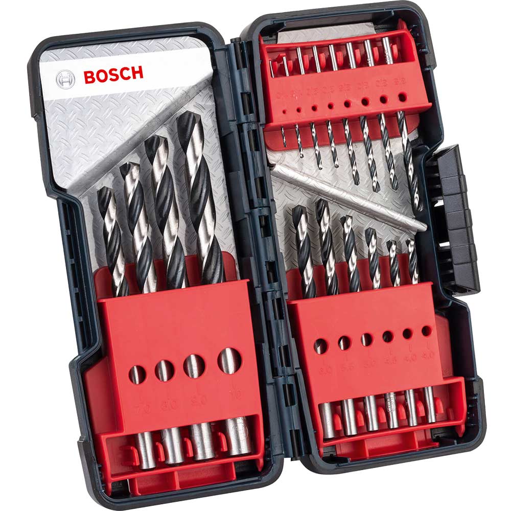 Photo of Bosch 18 Piece Pointteq Hss Drill Bit Set