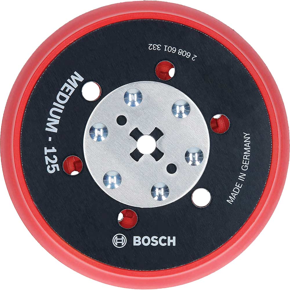 Bosch Medium Random Orbital Sander Backing Pad 125mm Sander Base Plates