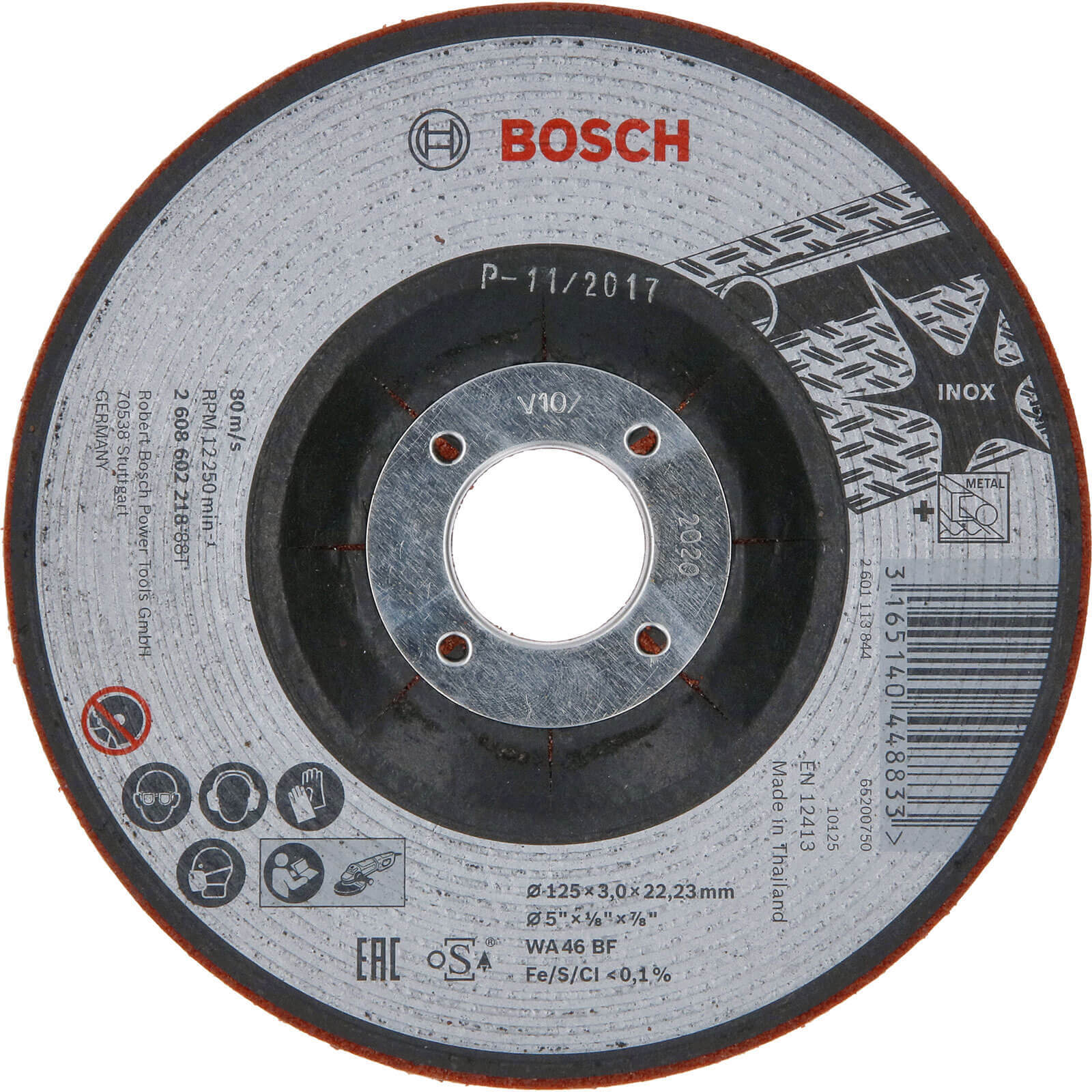 Photo of Bosch Wa46 Bf Semi Flex Metal Grinding Disc 125mm