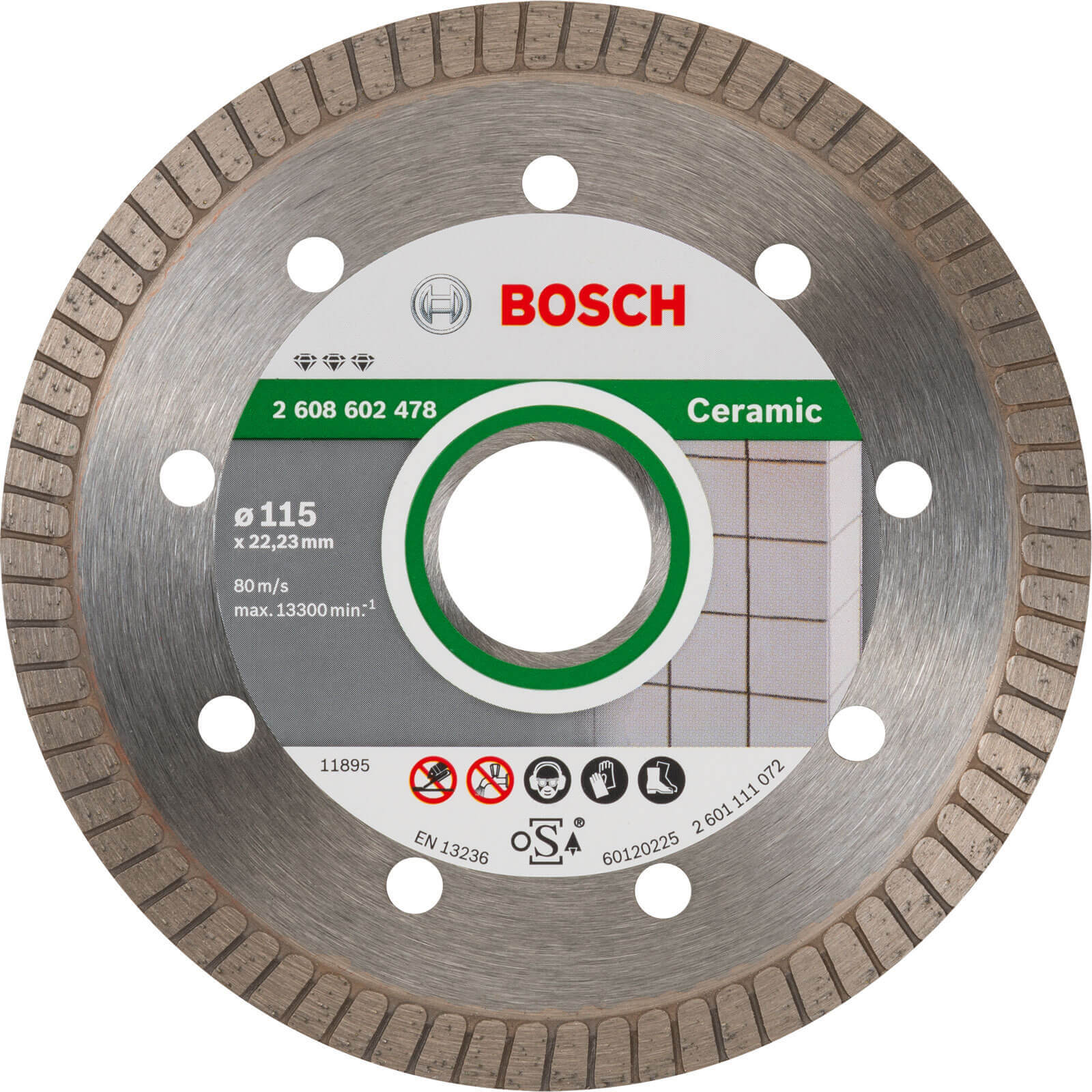 Photo of Bosch Best Extraclean Turbo Diamond Disc For Ceramics 115mm