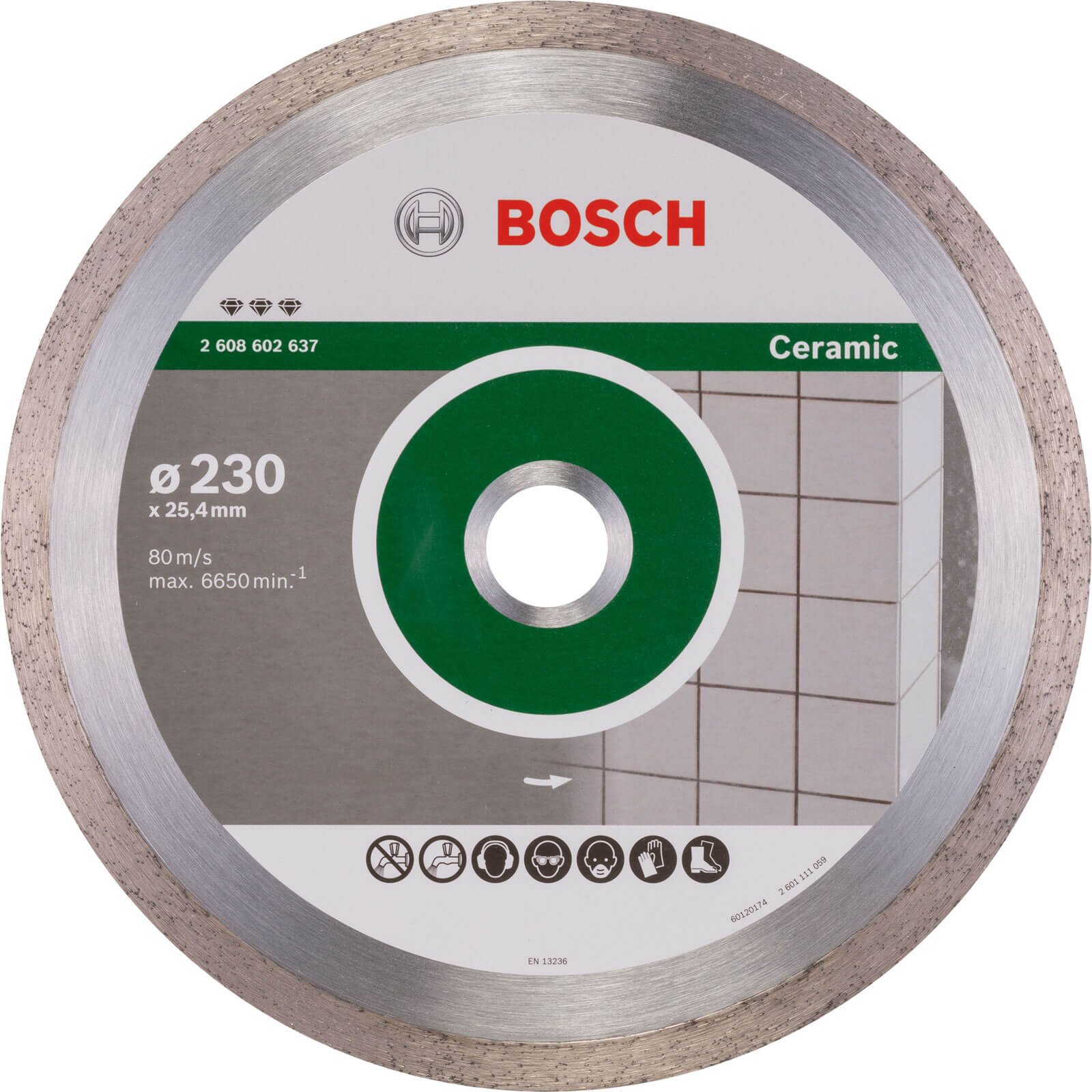 Photo of Bosch Ceramic Diamond Cutting Disc 230mm