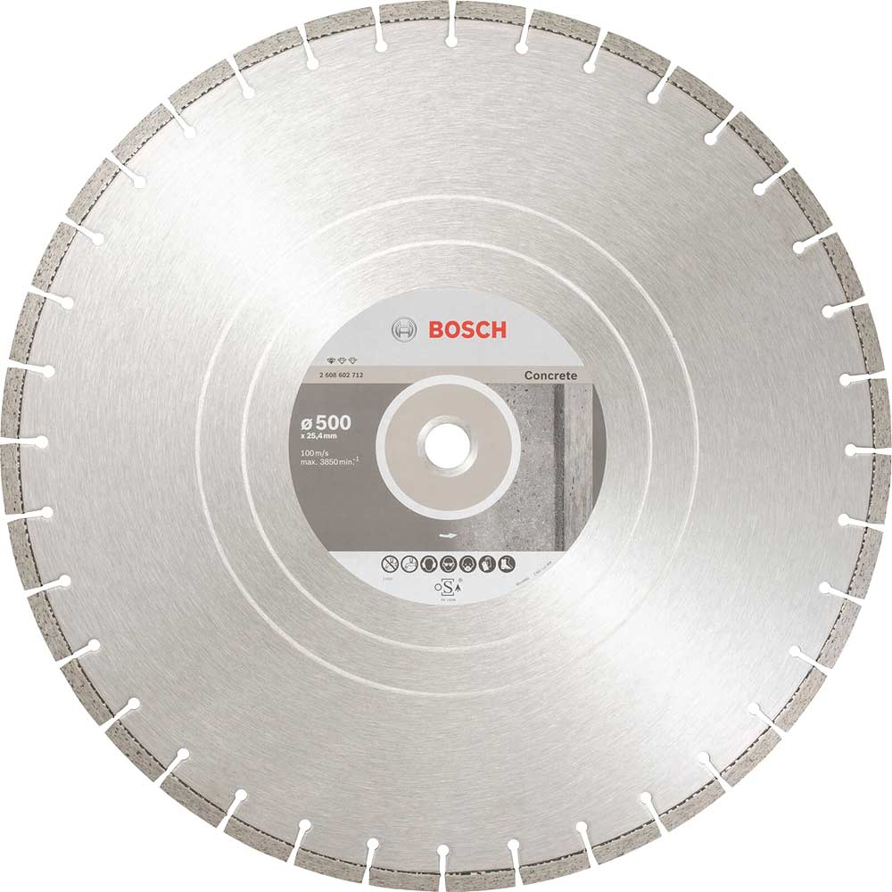 Bosch Reinforced Concrete Diamond Cutting Disc 500mm
