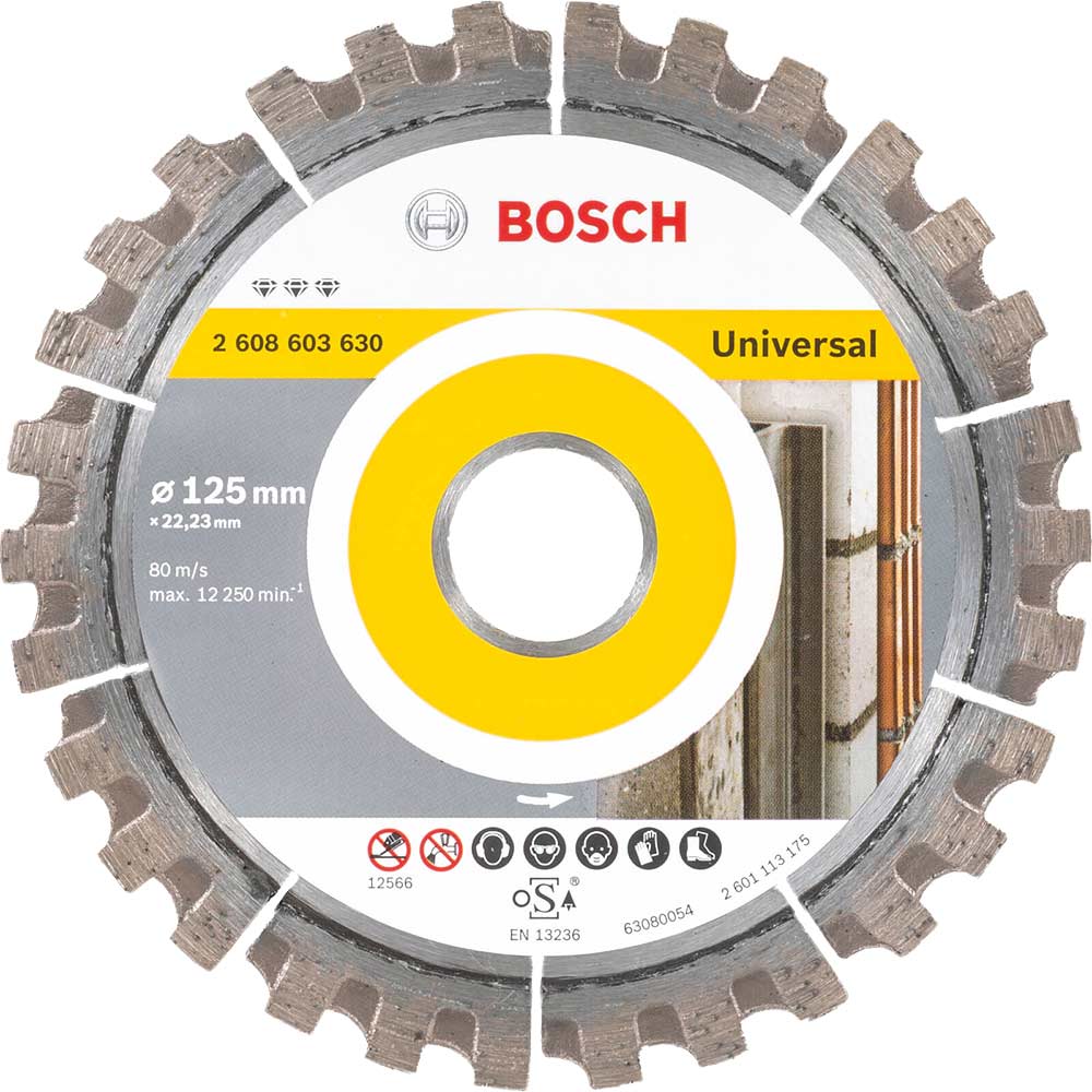 Photo of Bosch Best Universal Diamond Cutting Disc 125mm 2.2mm 22mm
