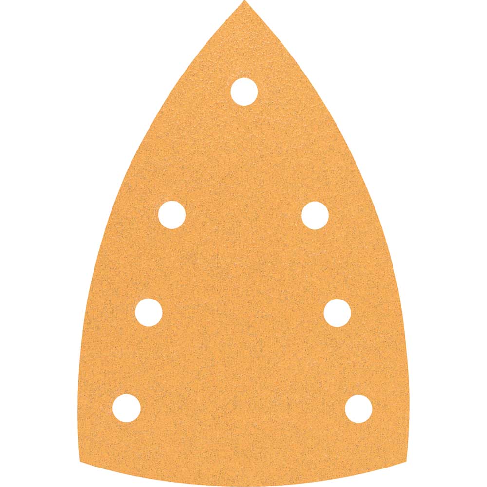 Photo of Bosch C470 Hook And Loop Large Delta Sanding Sheets For Paint And Wood 100mm X 150mm 80g Pack Of 10