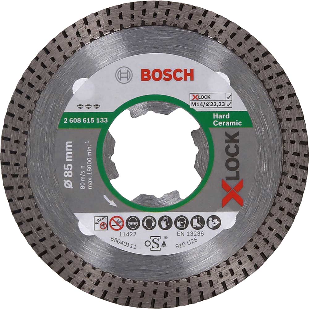 Bosch X Lock Best Diamond Cutting Disc for Hard Ceramics Cutting Discs