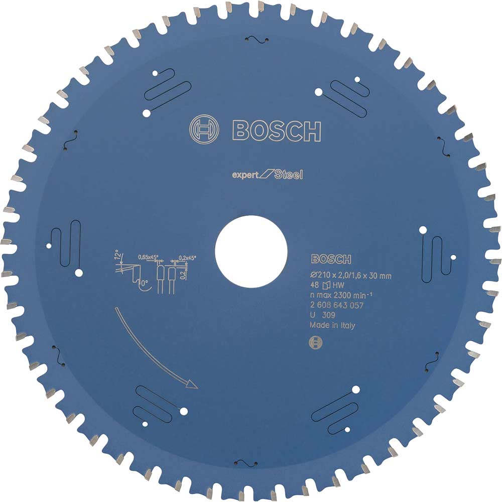 Photo of Bosch Expert Metal Steel Cutting Saw Blade 210mm 48t 30mm