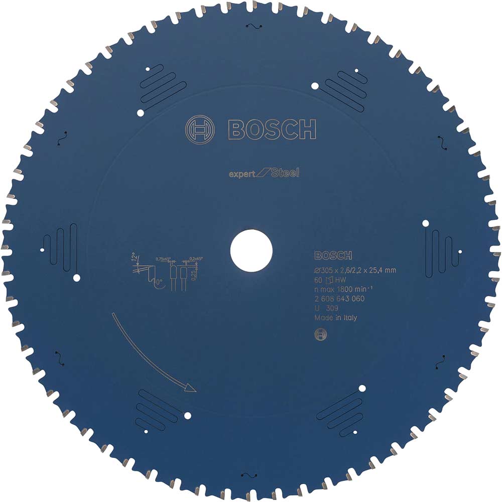 Photo of Bosch Expert Metal Steel Cutting Saw Blade 305mm 60t 25.4mm