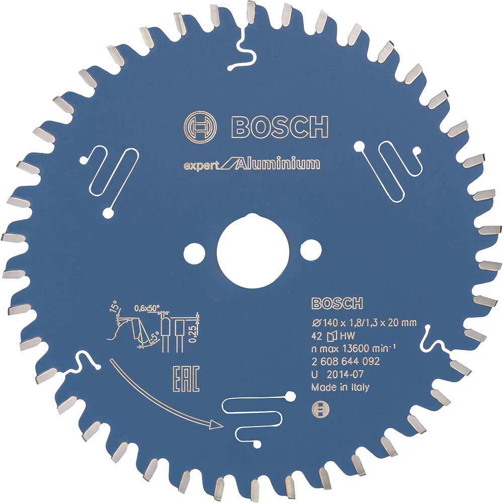 Bosch Expert Aluminium Cutting Saw Blade Circular Saw Blades